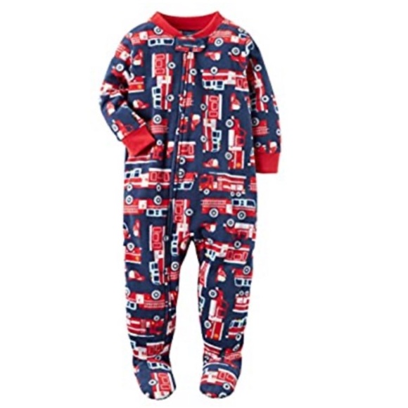 carters baby boy fleece pajamas